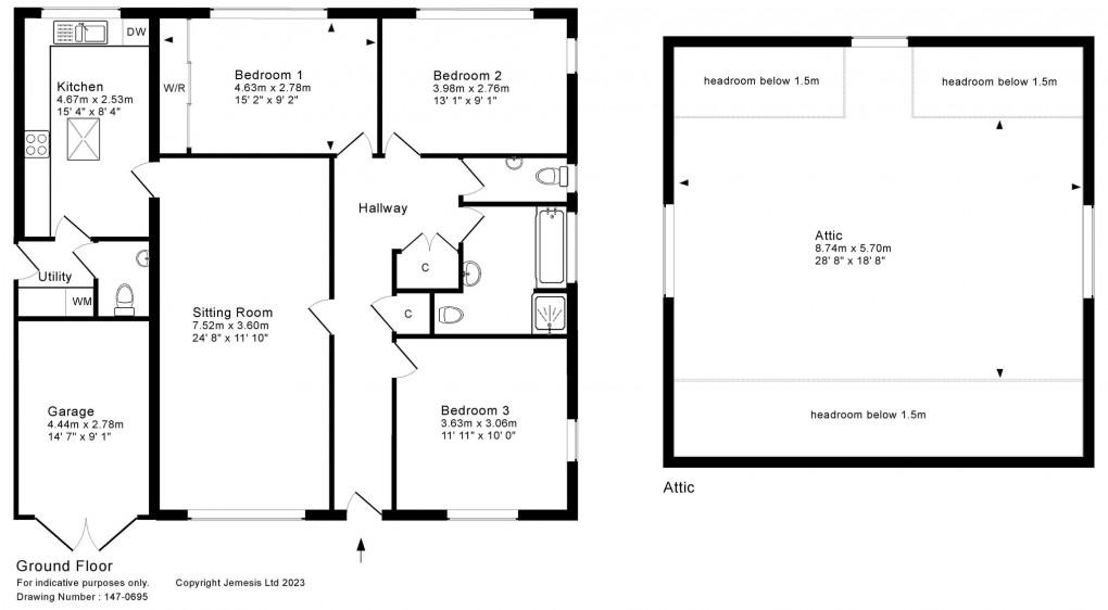 Floorplan for College Road, Wells (Easy walk to the city centre)