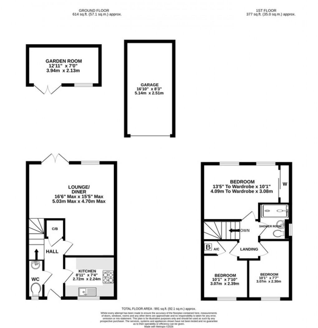 Floorplan for Moorland Road, Street