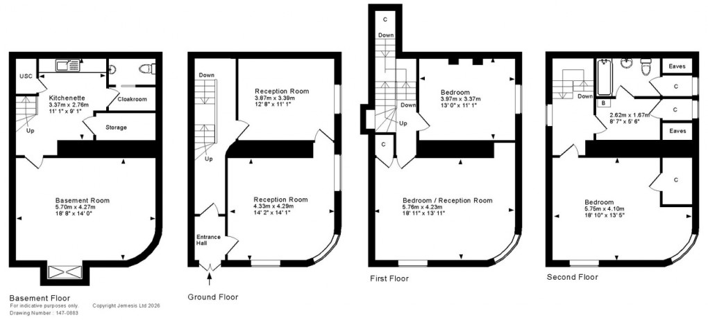 Floorplan for Sadler Street, Wells