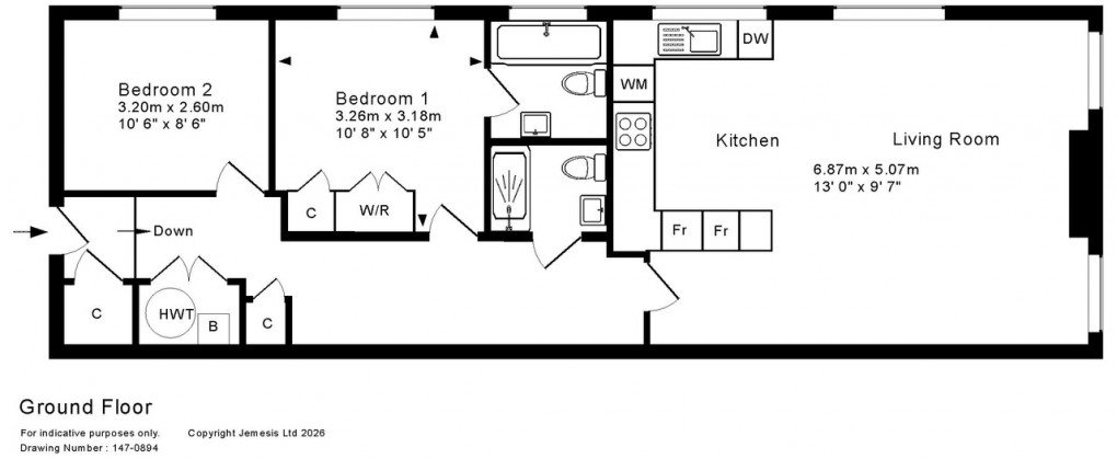 Floorplan for Anseres Place, Wells