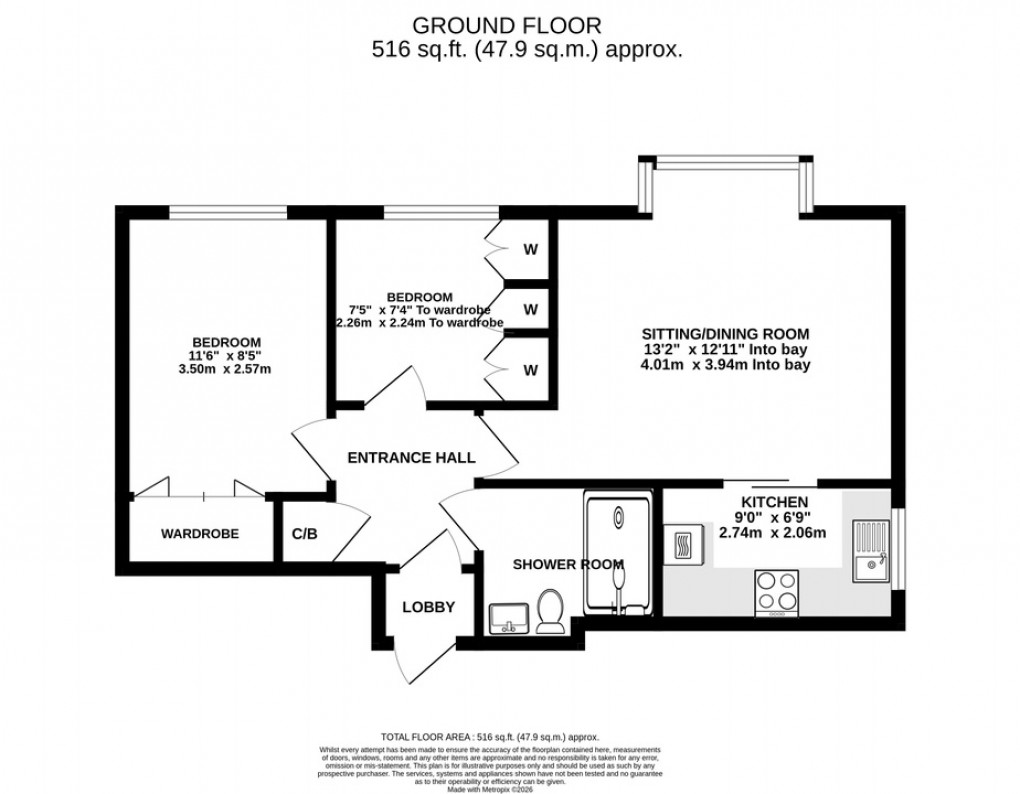 Floorplan for Orchard Court, Street
