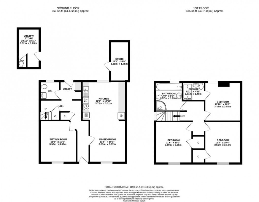 Floorplan for Goswell Close, Street
