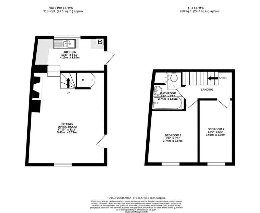 Floorplan for Tucker Street Wells