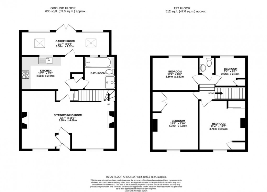 Floorplan for Picts Hill, Langport