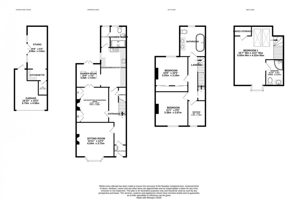 Floorplan for Manor House Road, Glastonbury