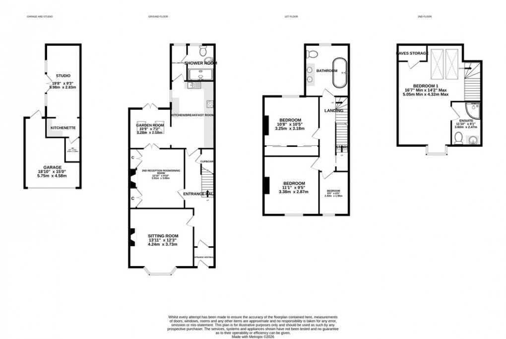 Floorplan for Manor House Road, Glastonbury
