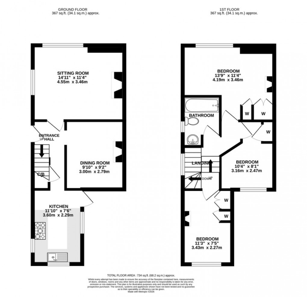 Floorplan for Grange Road, Street