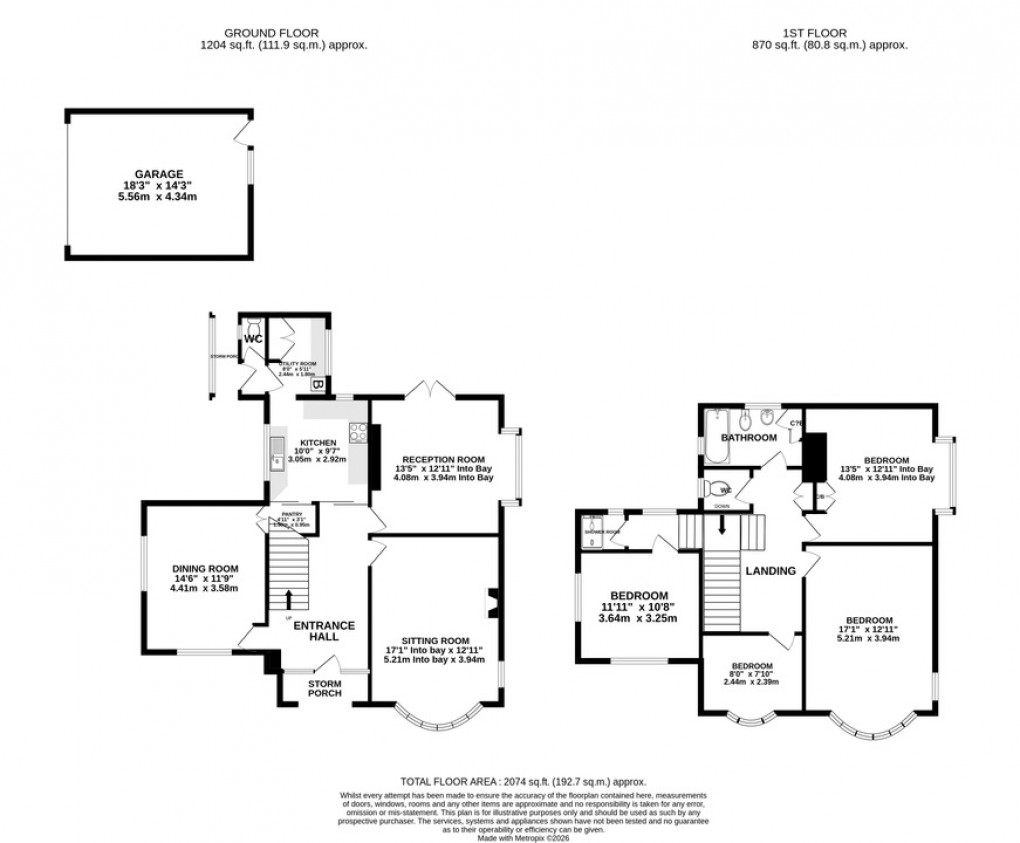 Floorplan for Somerton Road, Street