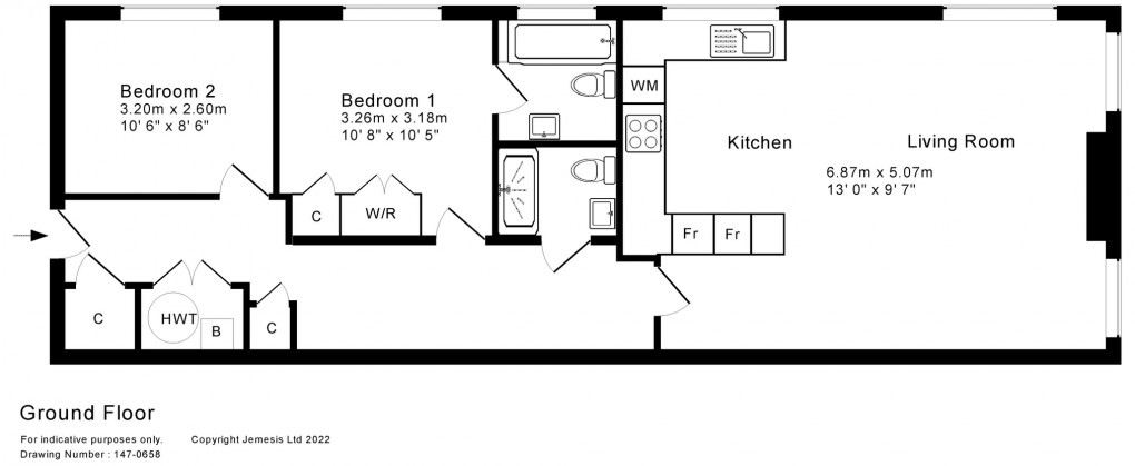 Floorplan for Anseres Place, Wells