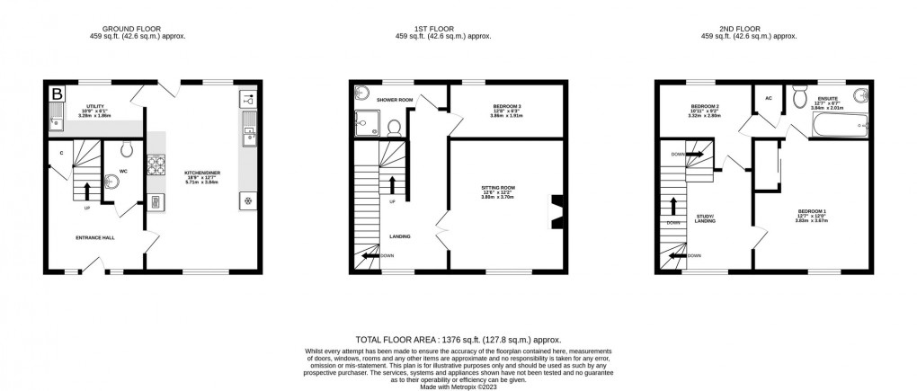 Floorplan for Norah Fry development, Shepton Mallet