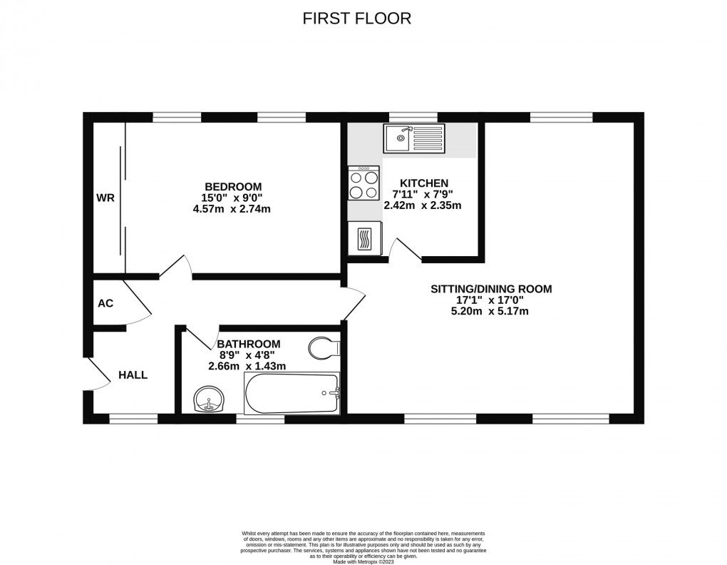 Floorplan for Carlton Mews, Wells