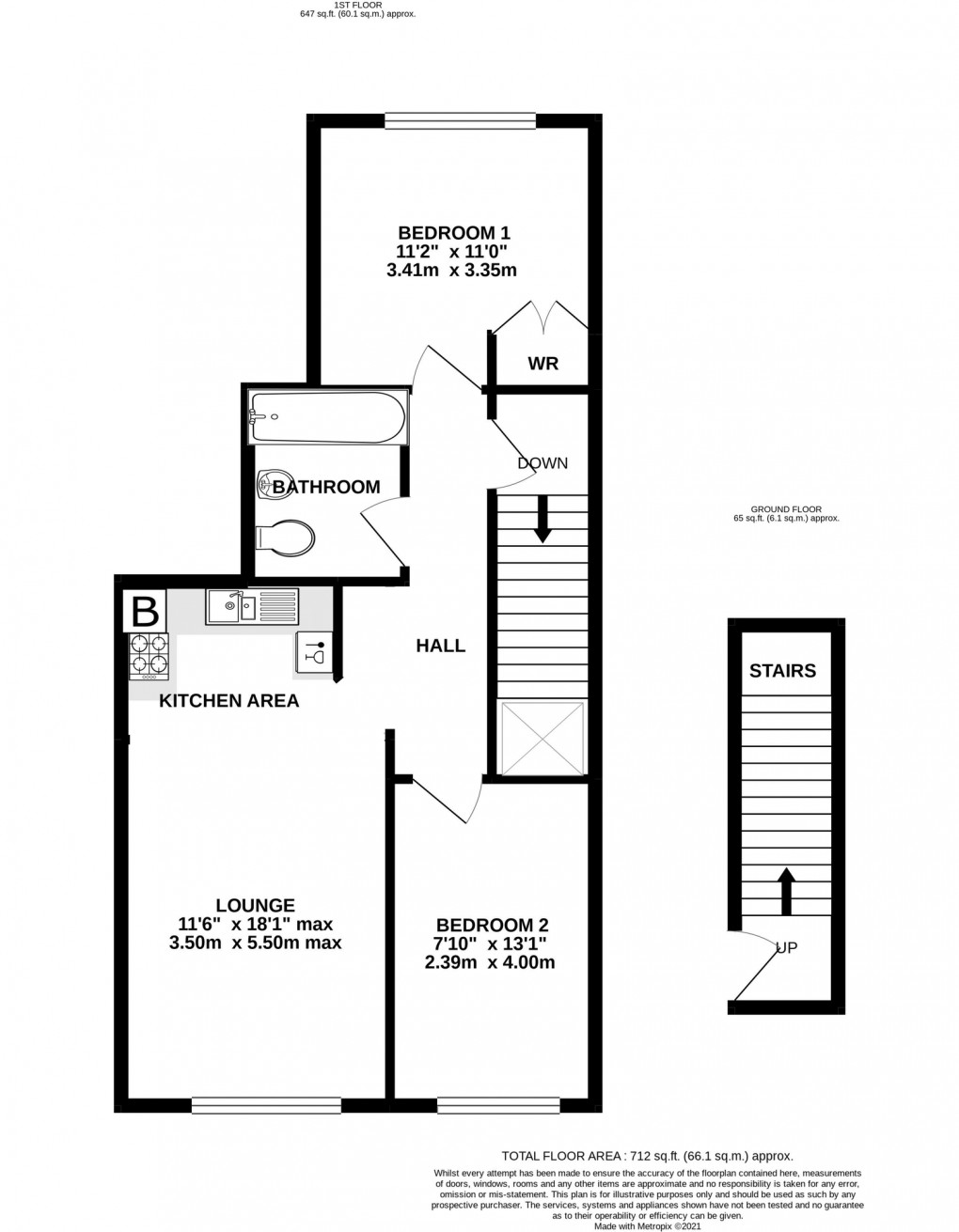 Floorplan for William Reynolds House, Street