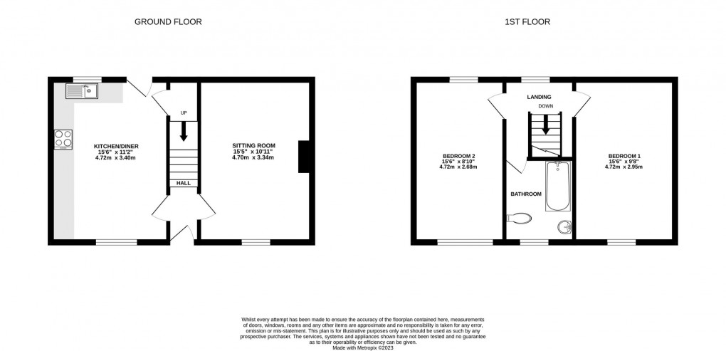 Floorplan for Castlebrook, Compton Dundon