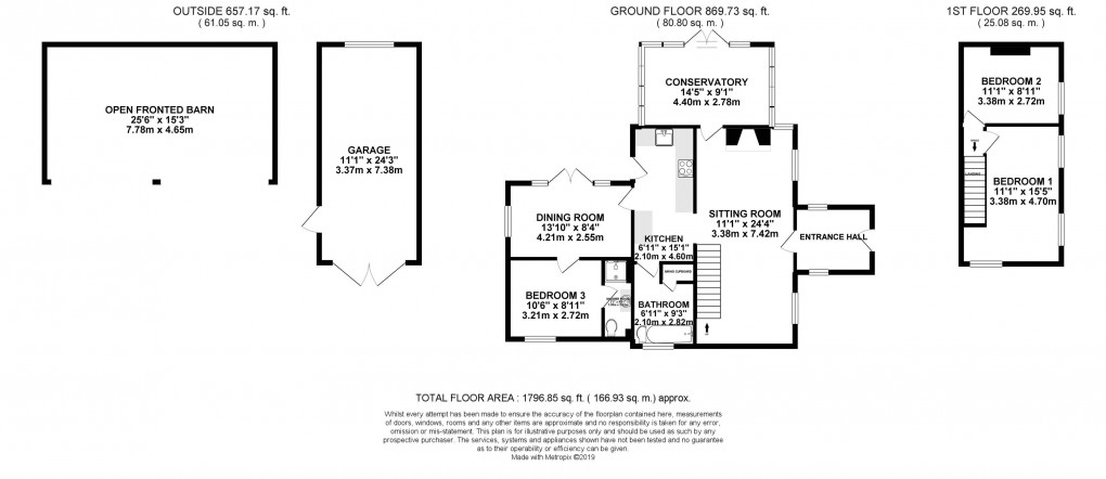 Floorplan for Church Path, Aller