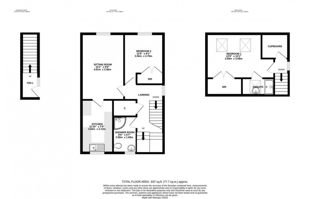 Floorplan for Lavender Court, Street, Somerset