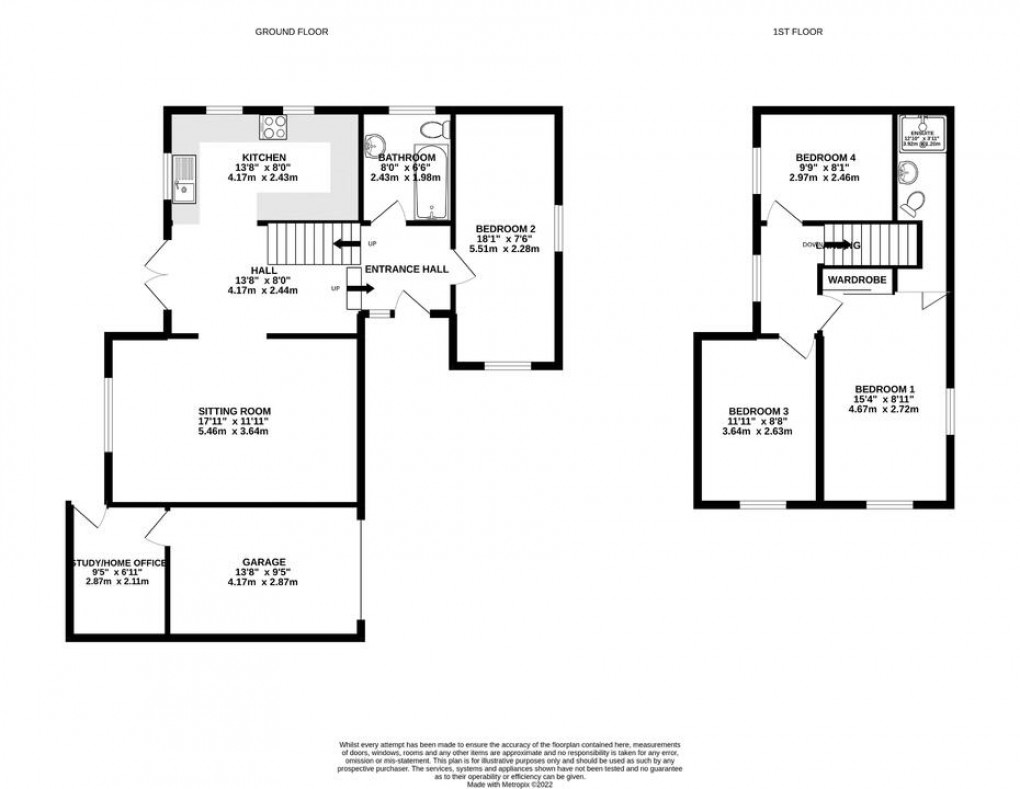 Floorplan for Austin Road, Glastonbury, Somerset