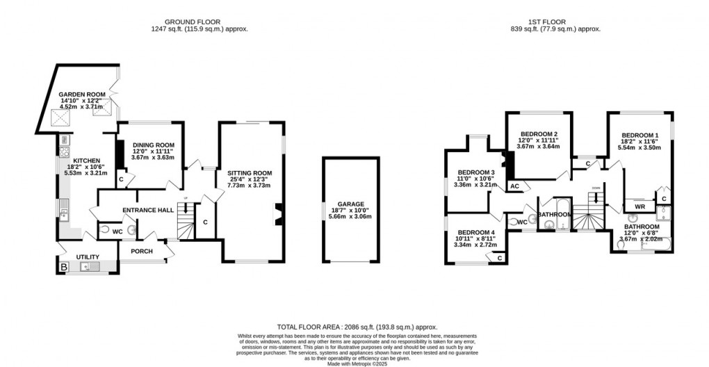 Floorplan for Ash Lane, Wells