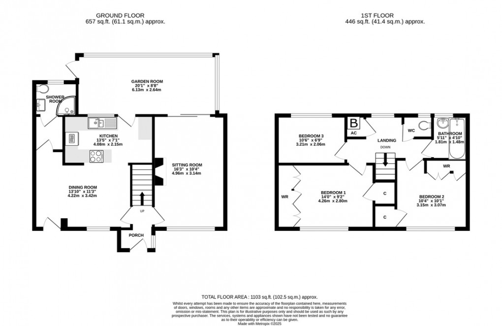 Floorplan for Westfield Road, Wells