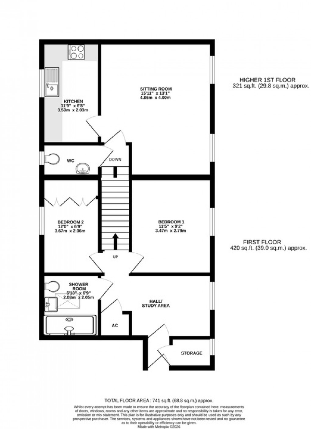 Floorplan for King Alfred's Courtyard, Wells