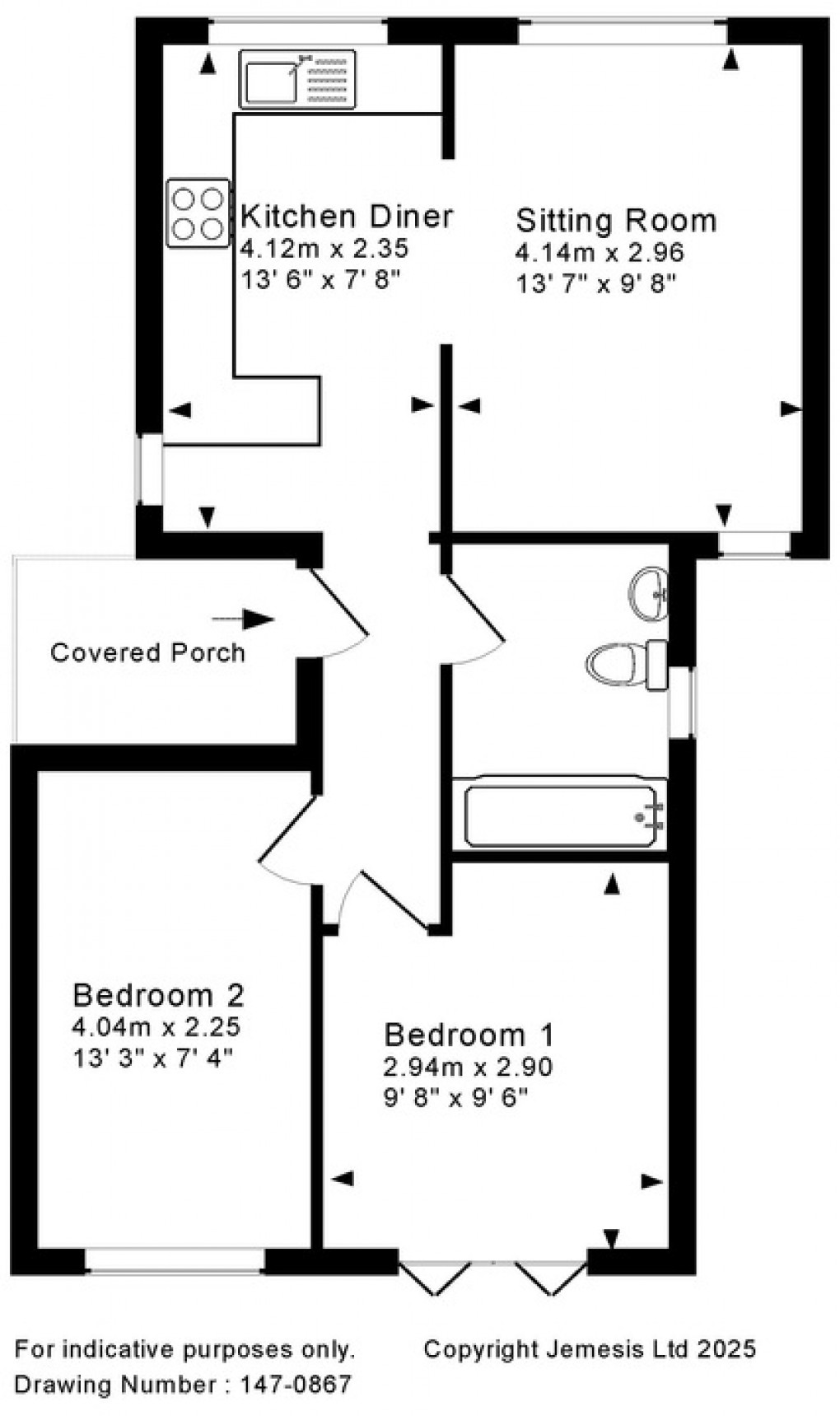 Floorplan for Goodymoor Avenue, Wells