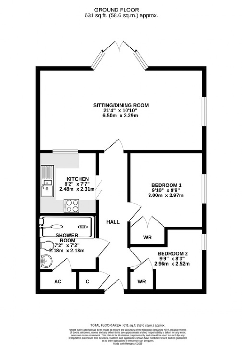 Floorplan for Carlton Court, Wells