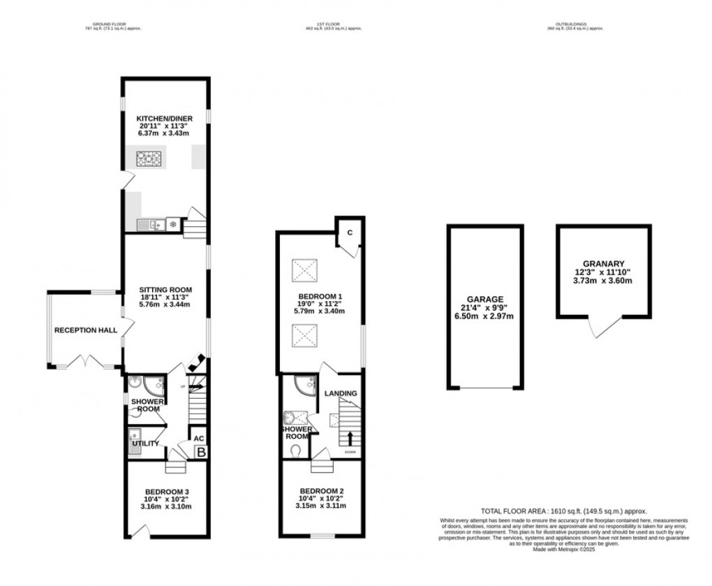 Floorplan for Pilton, Nr Shepton Mallet