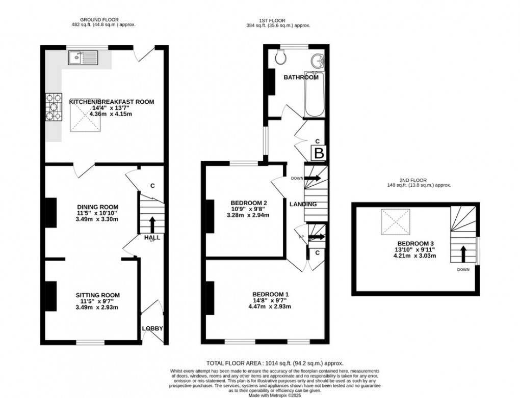 Floorplan for Park Road, Street