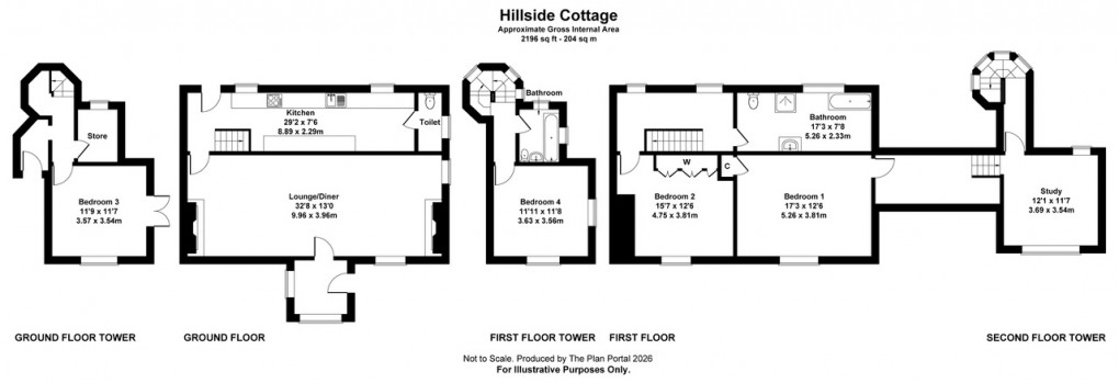 Floorplan for Tower Road, Stawell