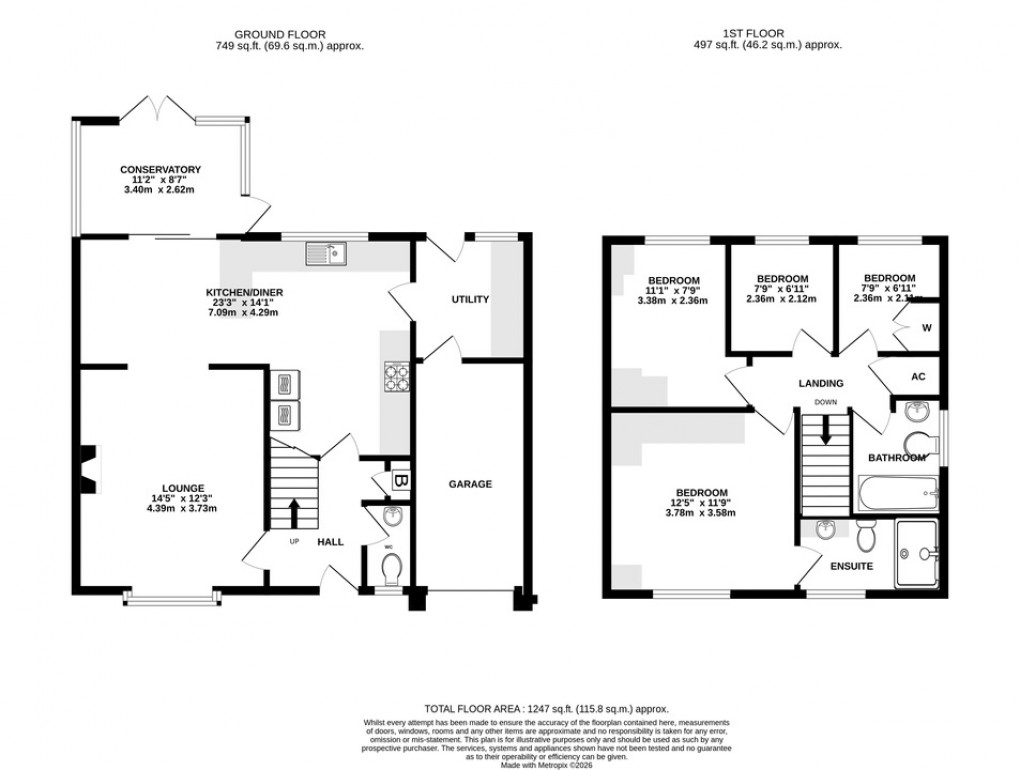 Floorplan for Westacre, Street