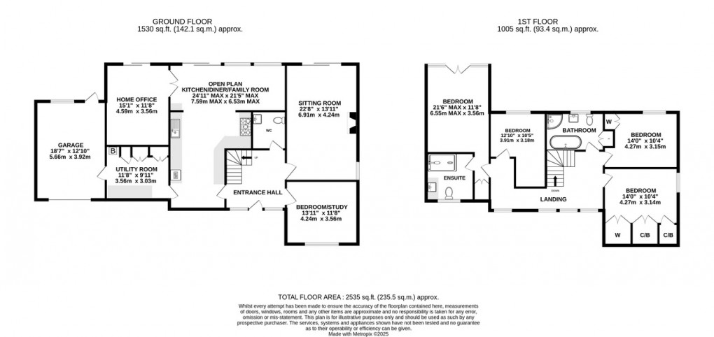 Floorplan for Water Lane, Butleigh