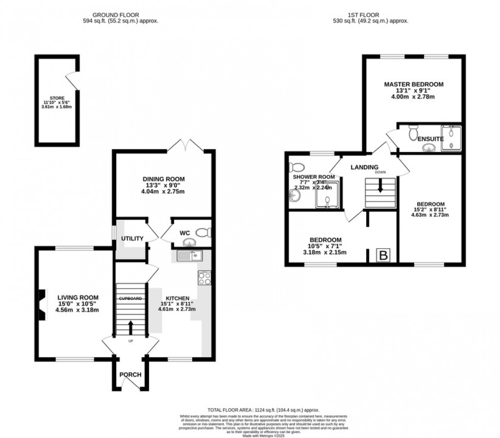 Floorplan for Etsome Terrace, Somerton