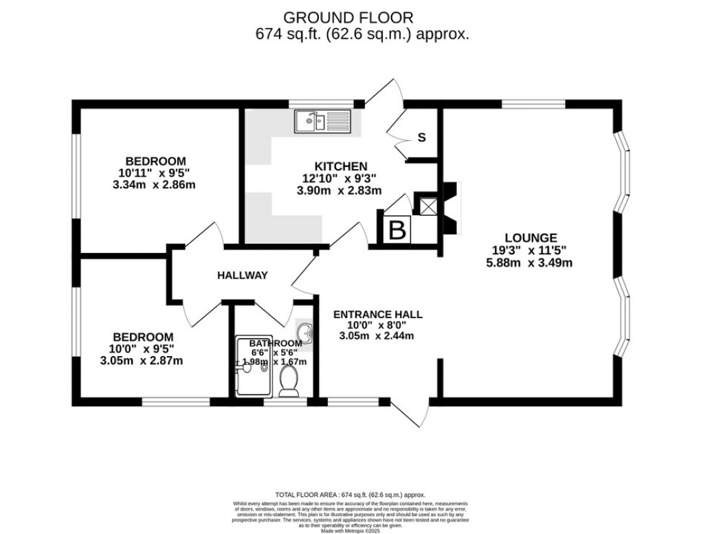 Floorplan for Charlton Mackrell, Somerton
