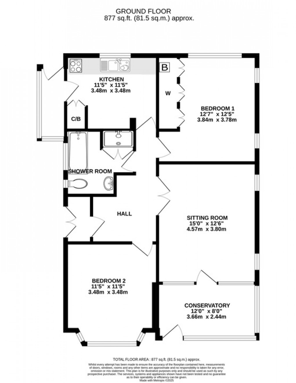 Floorplan for Stoberry Crescent, Wells