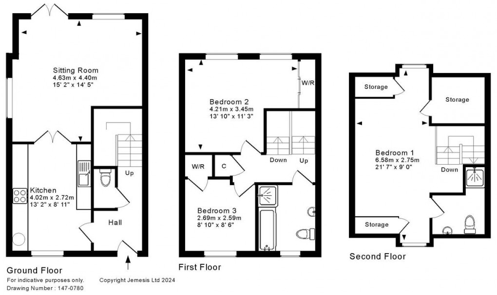 Floorplan for Clarks Meadow, Shepton Mallet