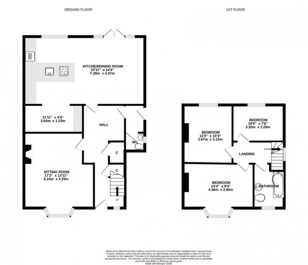 Floorplan for Mildred Road, Walton