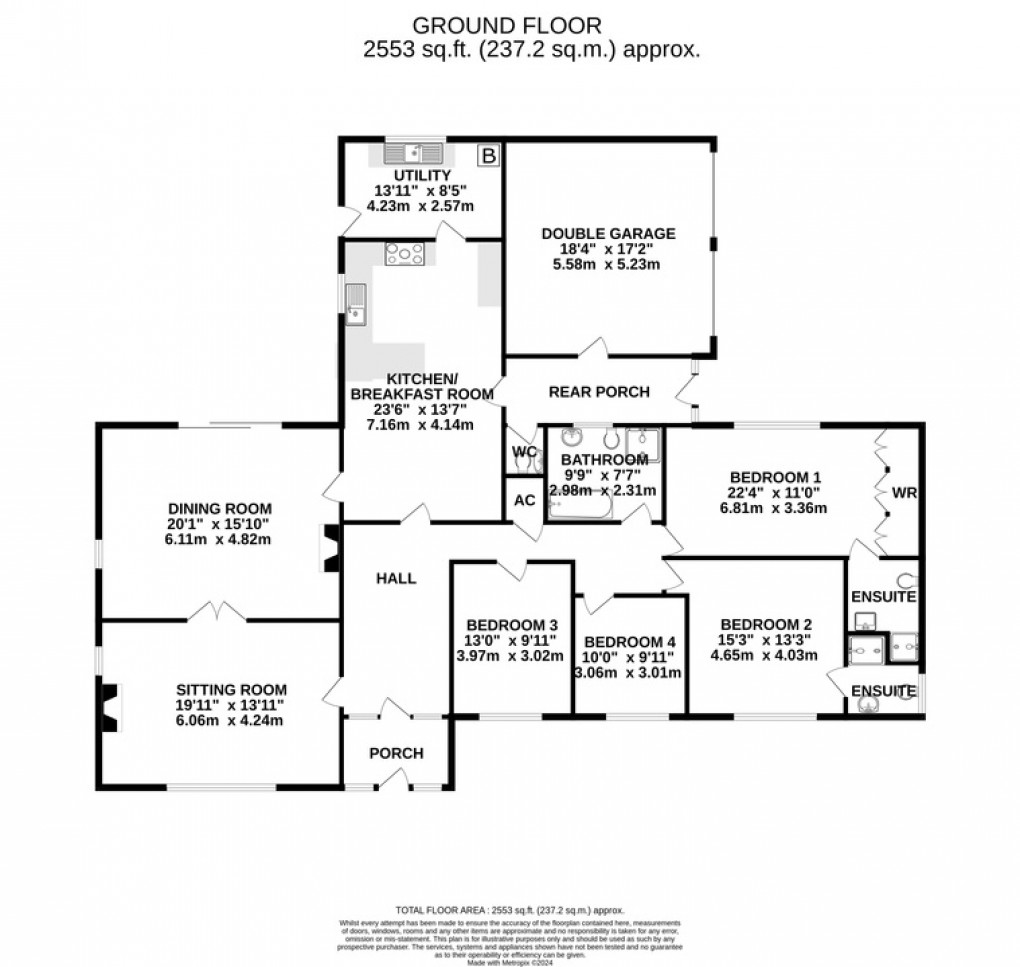 Floorplan for Broadway, Edington