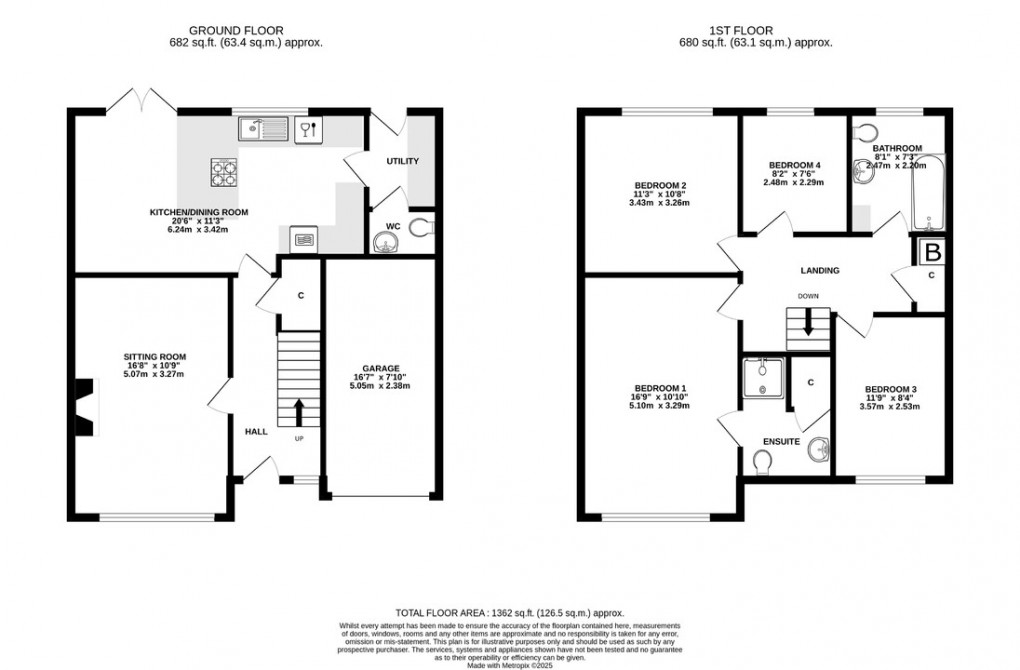 Floorplan for Chapel Close, Keinton Mandeville