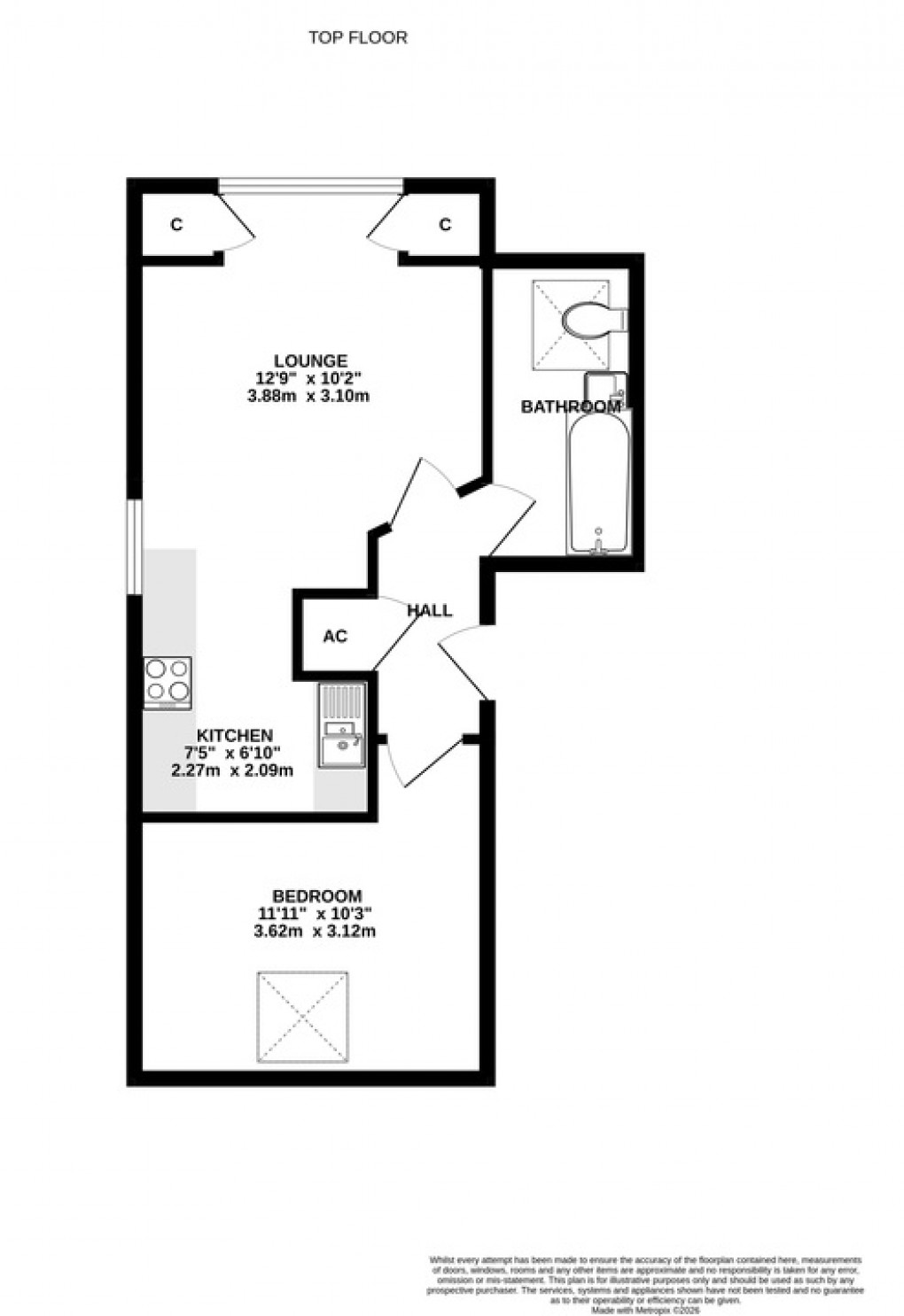 Floorplan for Vestry Road, Street