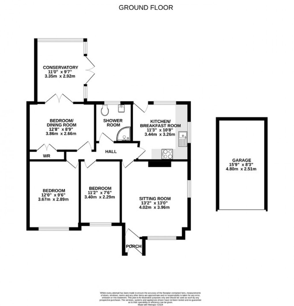 Floorplan for Chancellor Road, Walton