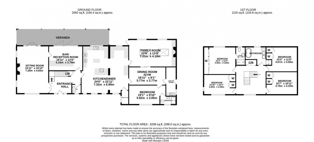 Floorplan for Queen Street, Keinton Mandeville