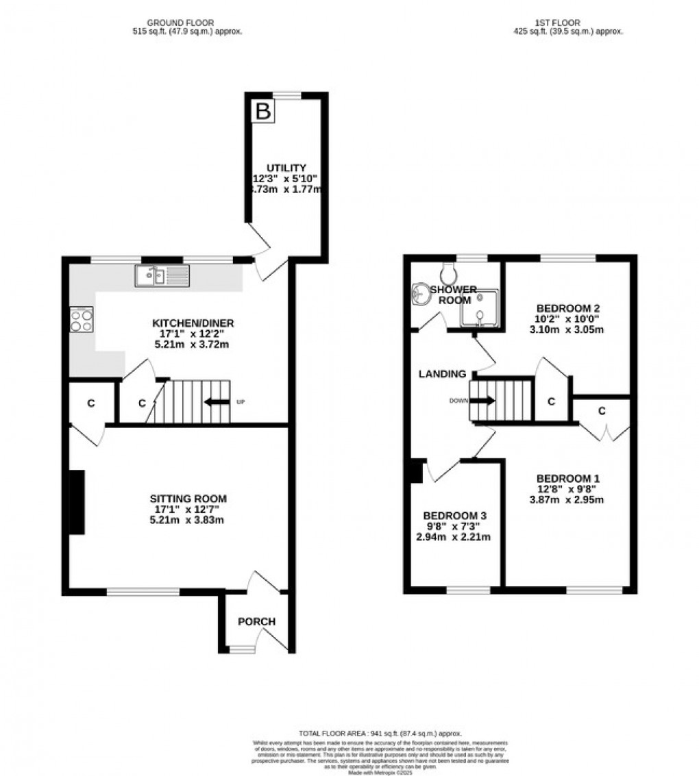 Floorplan for Leg of Mutton Road, Glastonbury