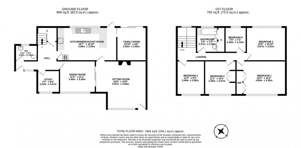 Floorplan for Neville Park, Baltonsborough