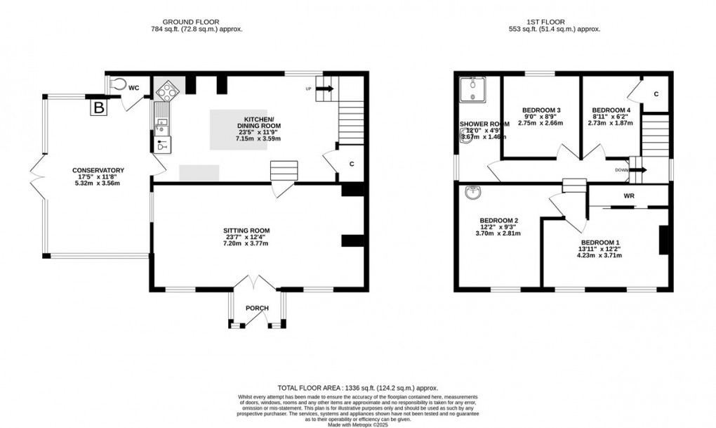 Floorplan for Glastonbury Road, West Pennard