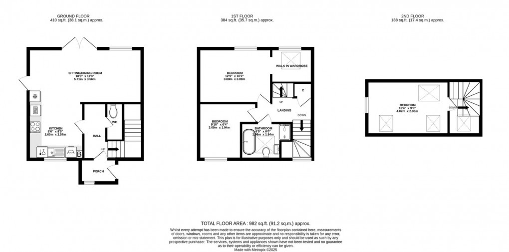 Floorplan for Old School Close, Ashcott