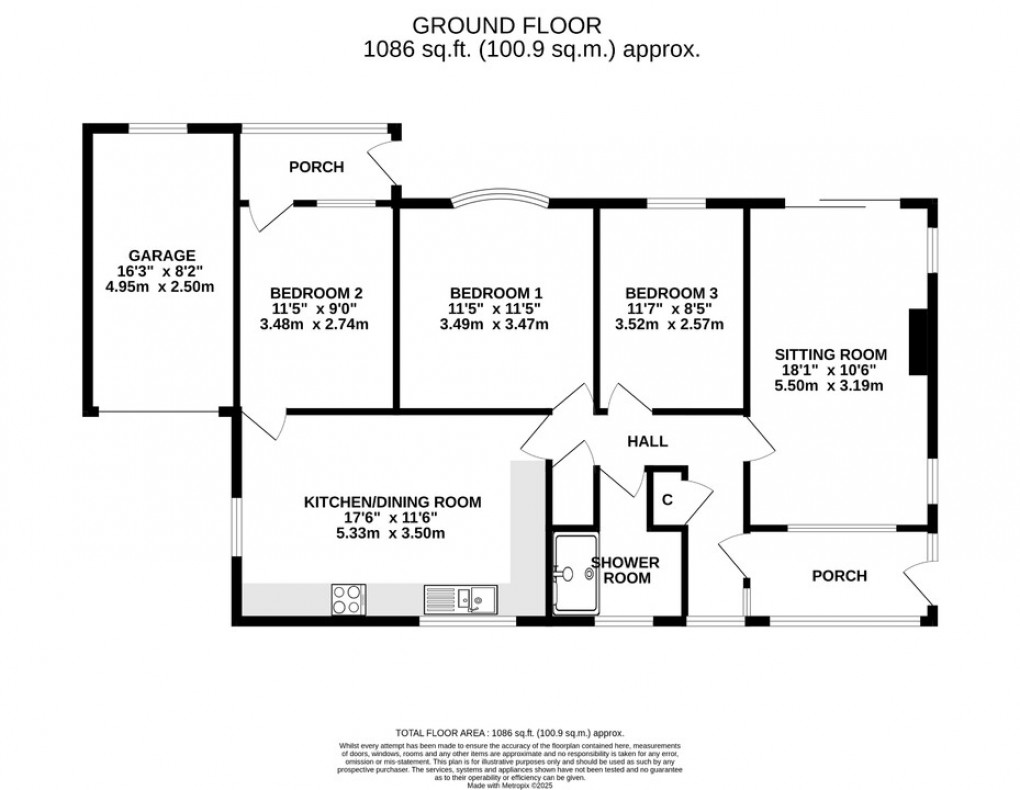 Floorplan for Woodbury Avenue, Wells