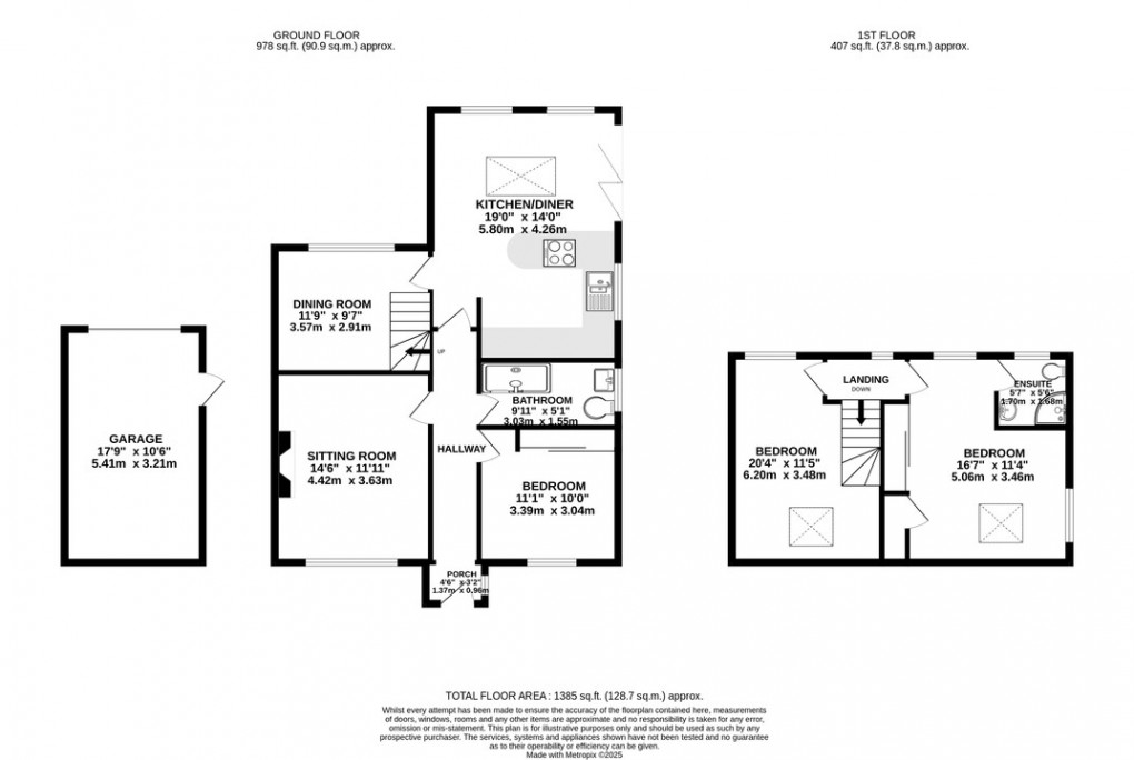 Floorplan for St. Cleers Orchard, Somerton