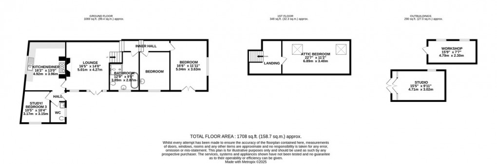 Floorplan for Goose Lane, Chilton Polden