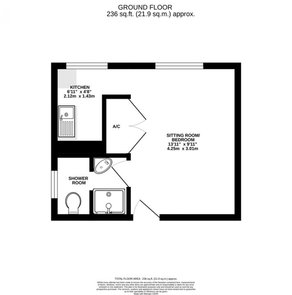 Floorplan for Quantock Court, Street