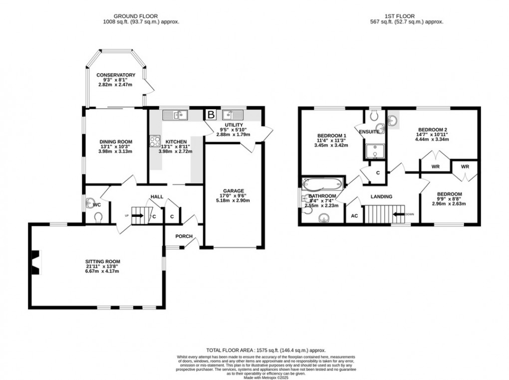 Floorplan for Sutton Road, Somerton