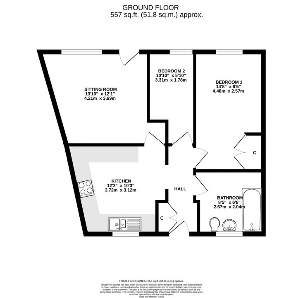 Floorplan for Charter Way, Wells